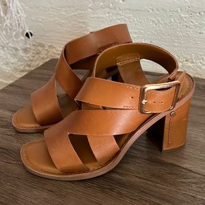 Franco Sarto chunky heel sandals